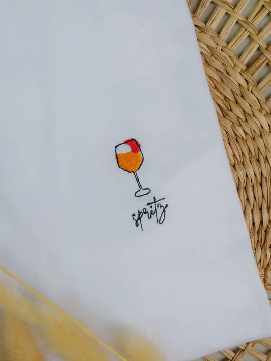Besticktes T-Shirt Spritz