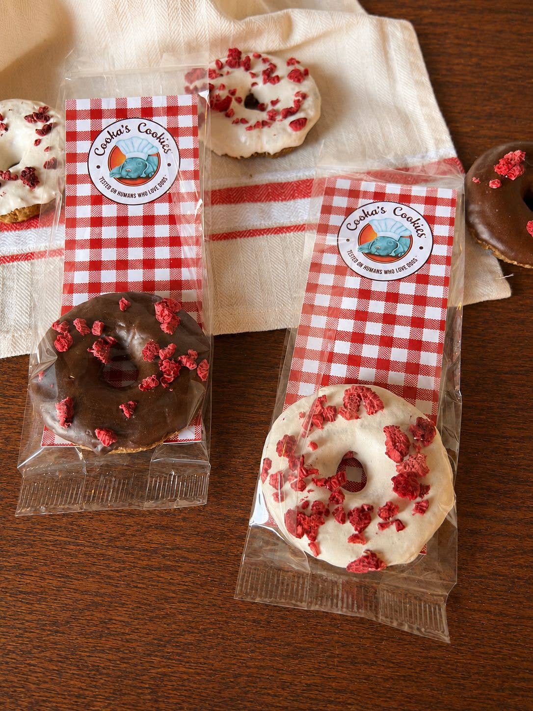 Choco-Berry Hunde-Donuts