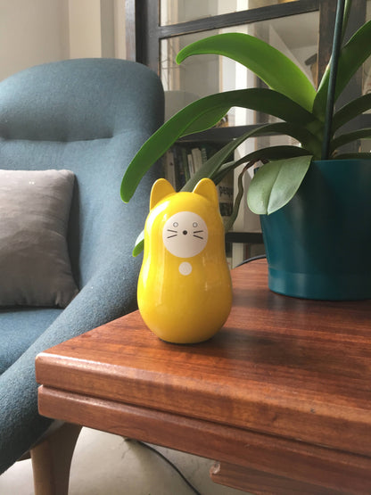 Daruma-Neko | Gelb (Geld)