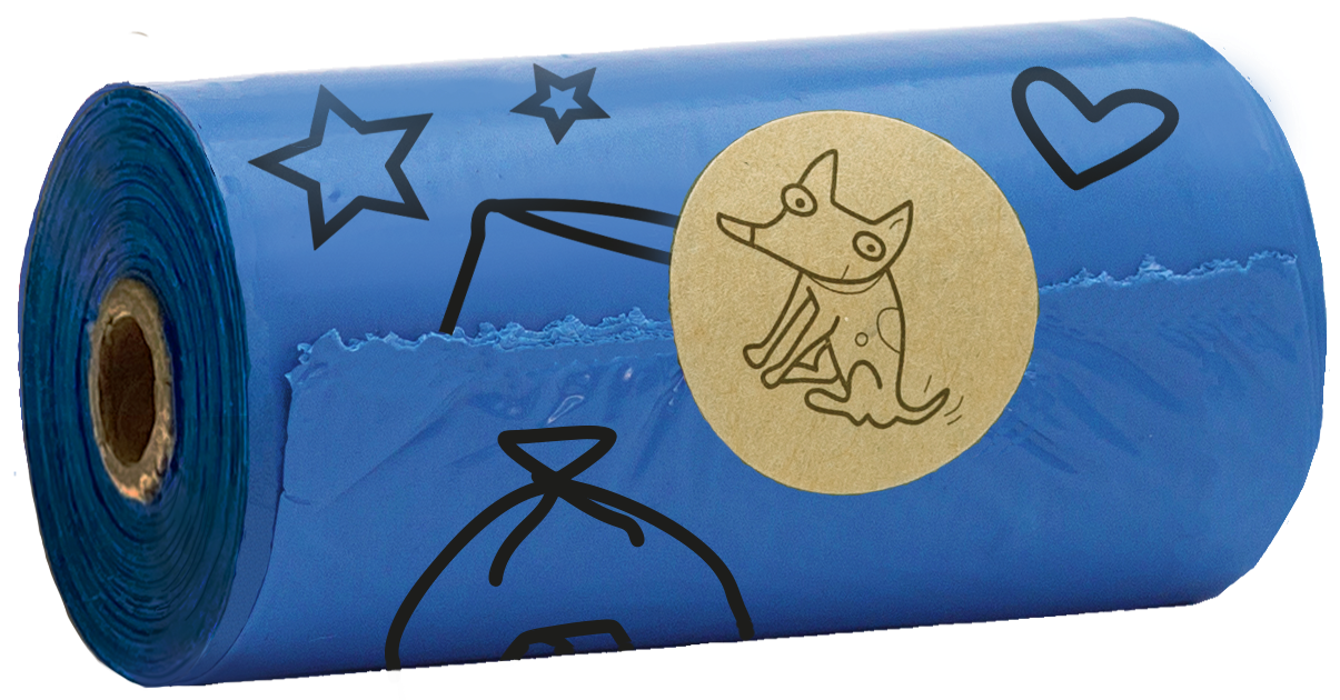 Recycling-Hundekotbeutel | 8 Rollen