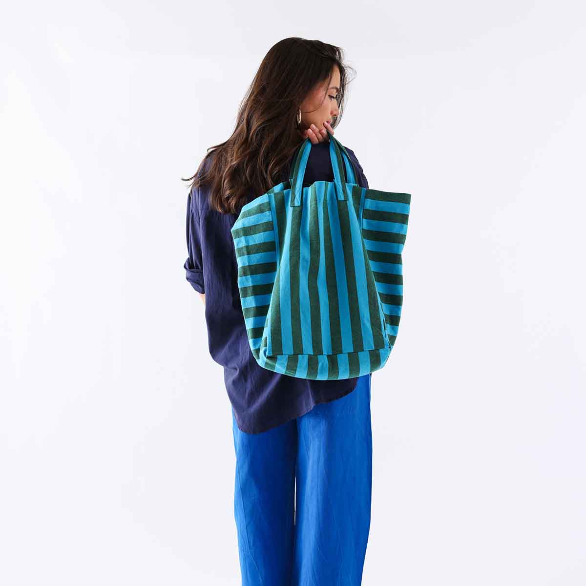 Tasche ELISABETH Türkis/Oliv