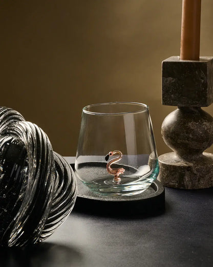 Murano-Trinkglas | Flamingo