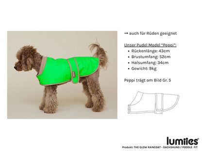 The Glow Raincoat Mini-Fit |  Neon Green Gecko