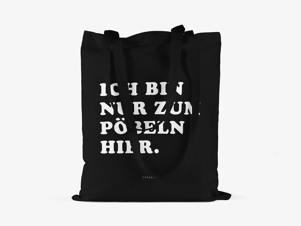 Baumwolltasche Pöbeln