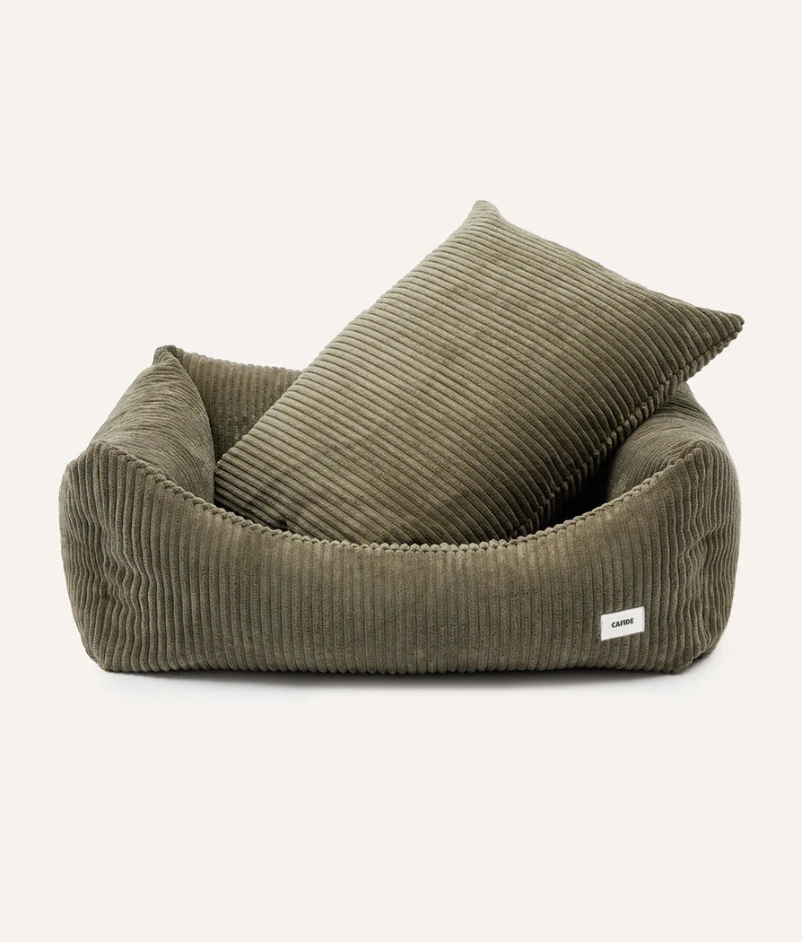 Kord-Hundebett Snozy Grün