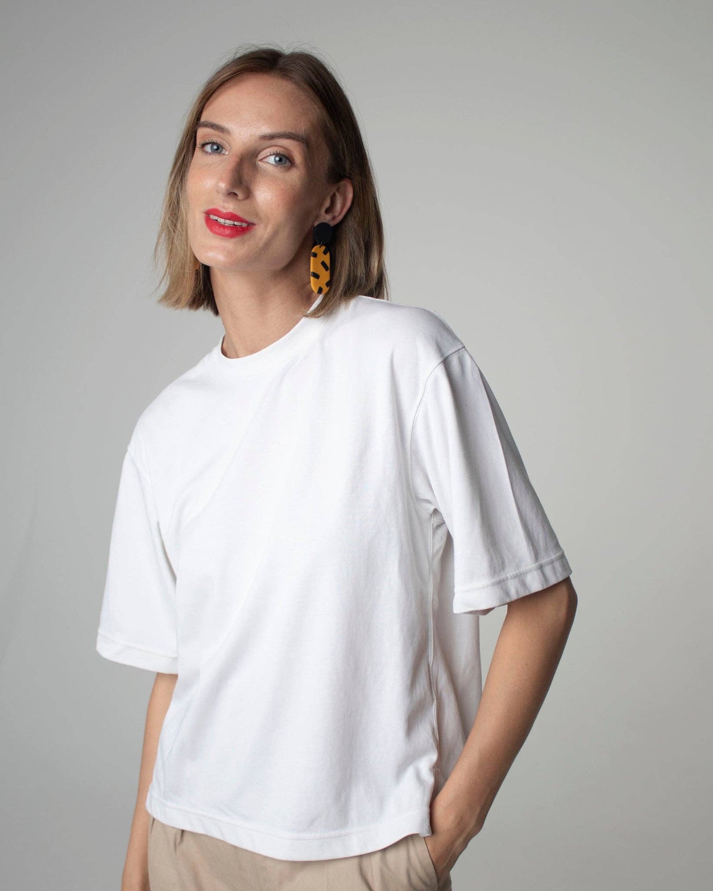 Ohrringe Amulett | Senf