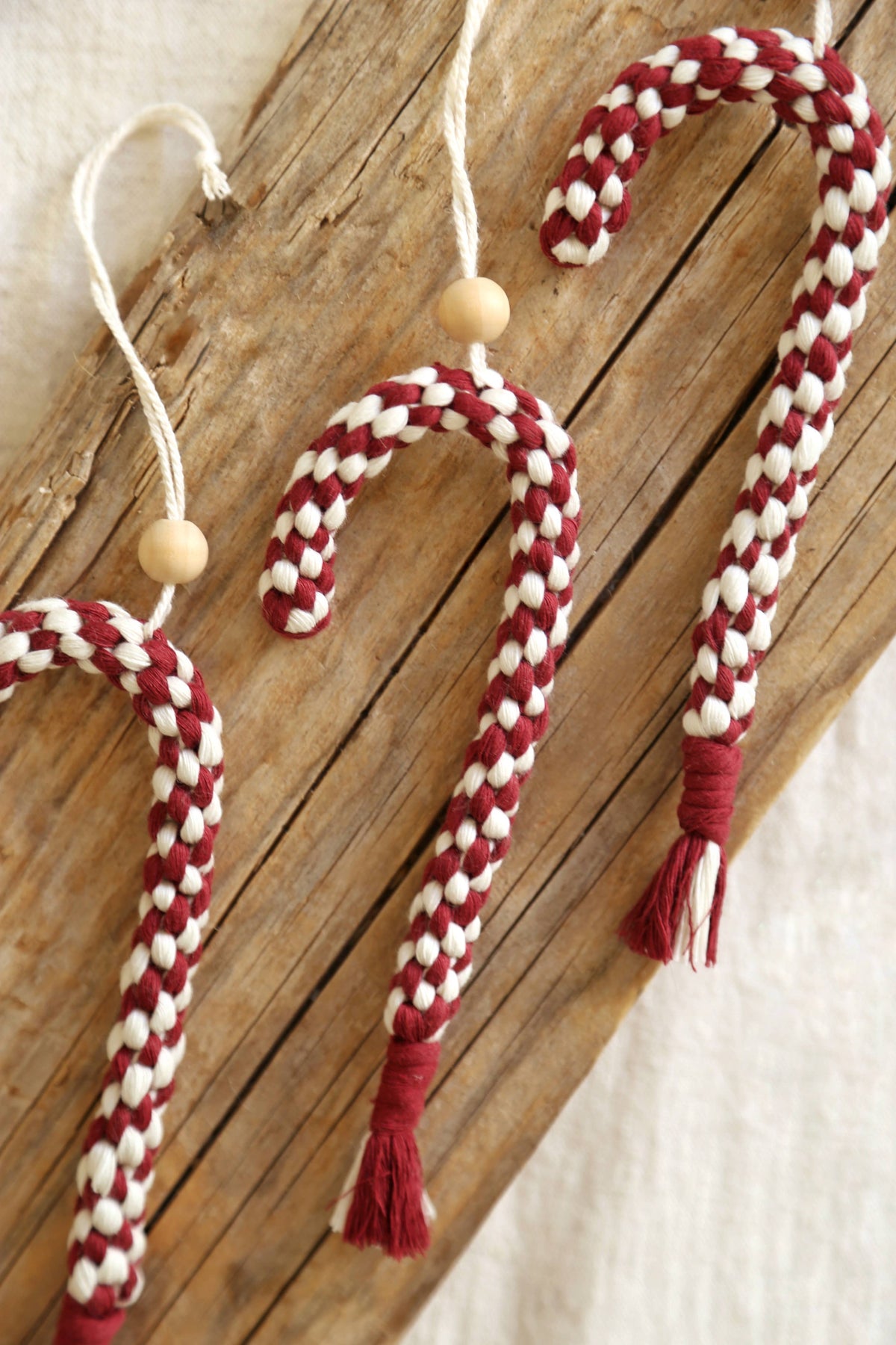Makramee-Zuckerstange