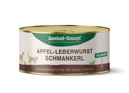 Apfel-Leberwurst-Schmankerl