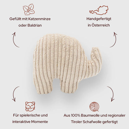 Katzenminze Kissen Elefant