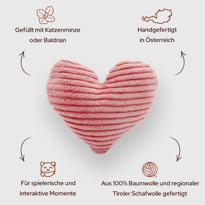 Katzenminze Kissen Herz