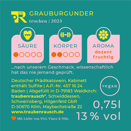 No 1: UNKOMPLIZIERT | Grauburgunder