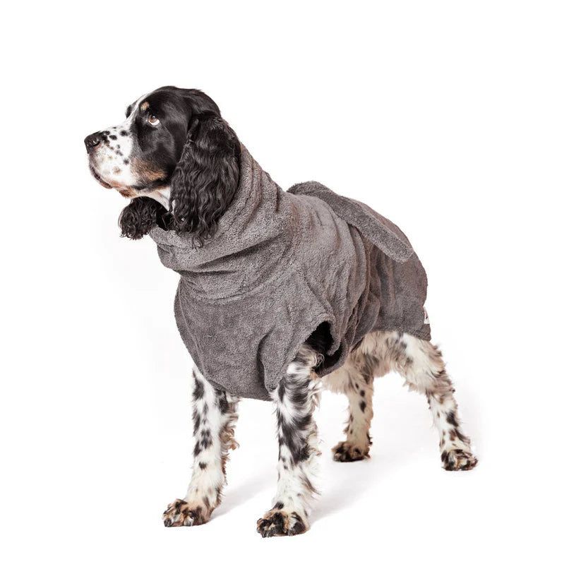 Hundebademantel | Stone Grey