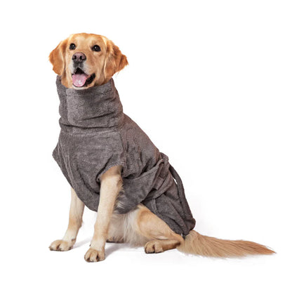 Hundebademantel | Stone Grey