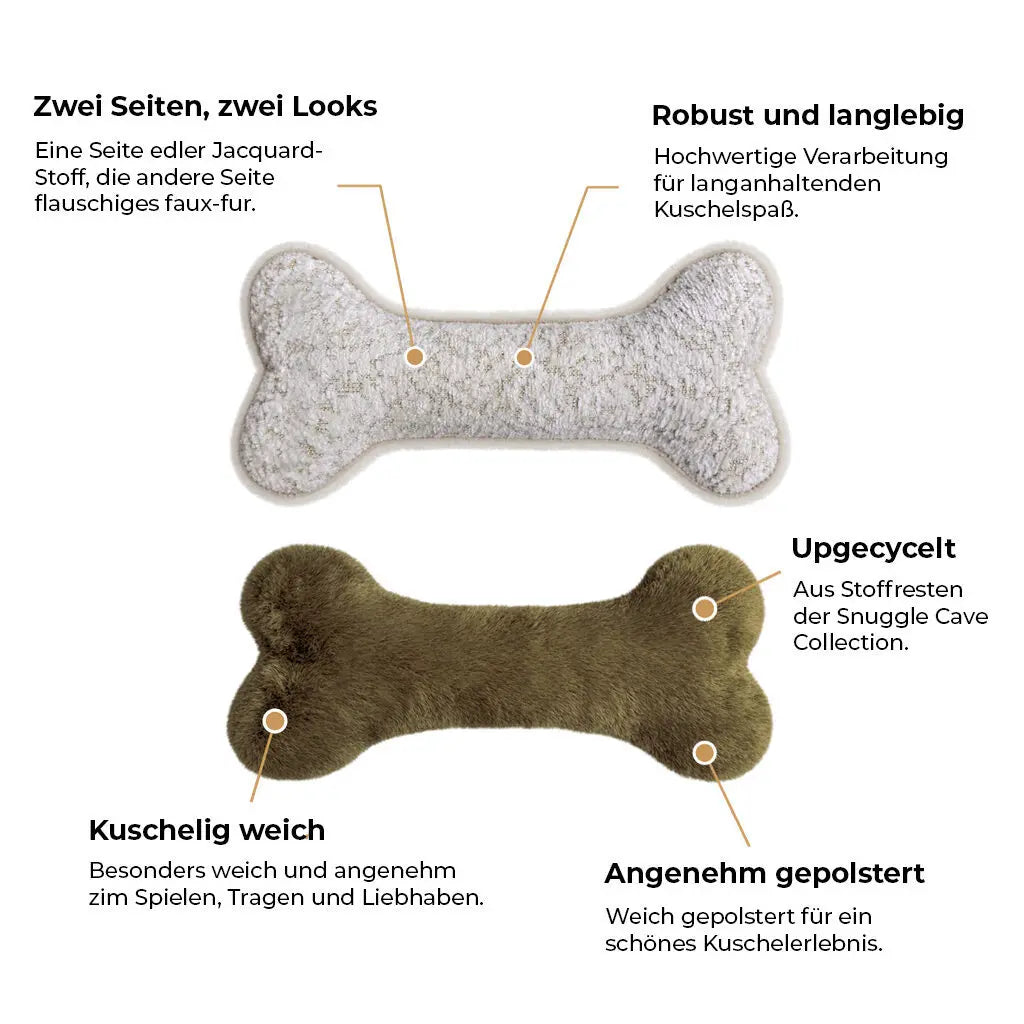 The Snuggle Bone – Premium Kuschelspielzeug