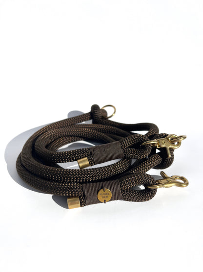 verstellbare Hundeleine aus Tau | 3 Farben