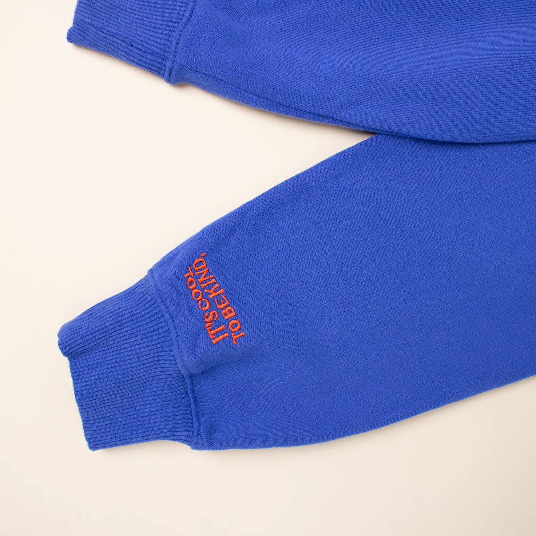 Kindness Sweater aus Bio-Baumwolle in Königsblau