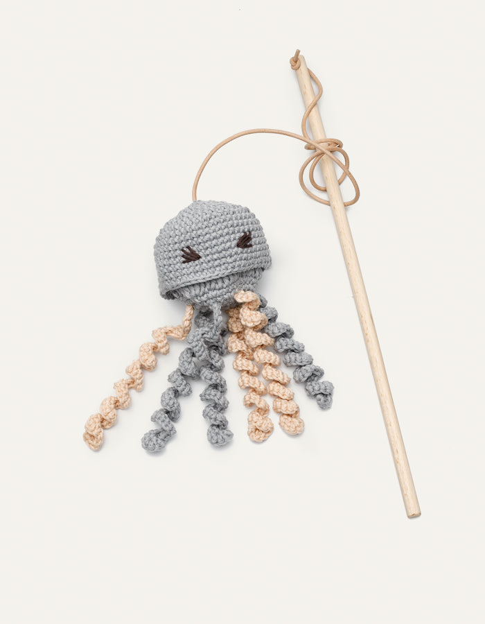 Angel JELLYFISH mit Katzenminze & Glocke