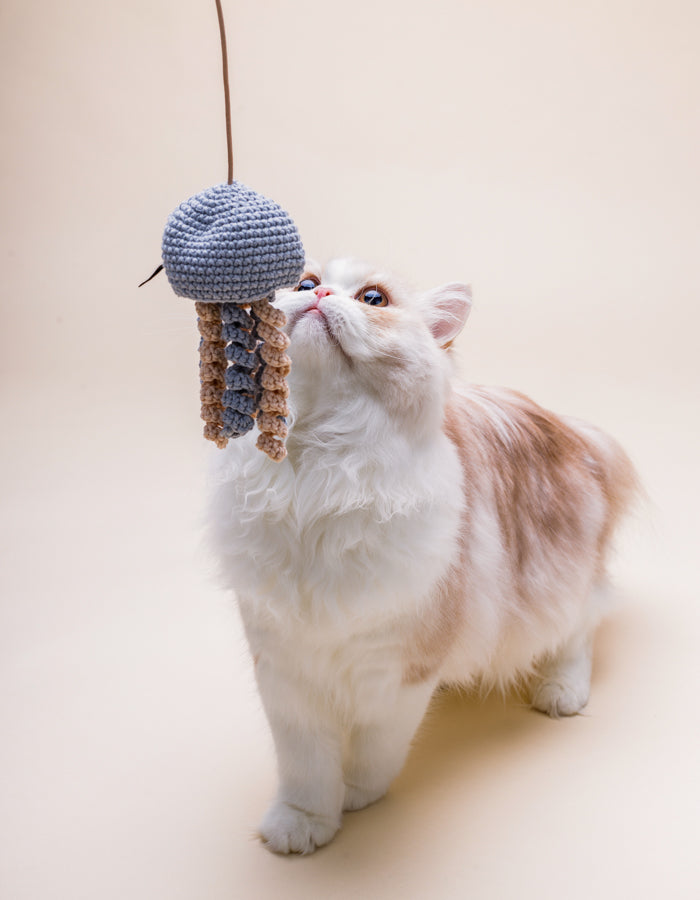 Angel JELLYFISH mit Katzenminze & Glocke