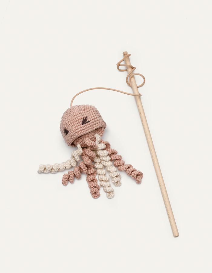 Angel JELLYFISH mit Katzenminze & Glocke
