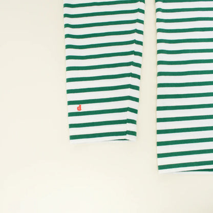 Langarmshirt Gestreift aus Bio-Baumwolle in Bordeaux/Off-White