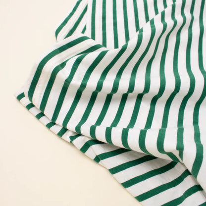Langarmshirt Gestreift aus Bio-Baumwolle in Bordeaux/Off-White