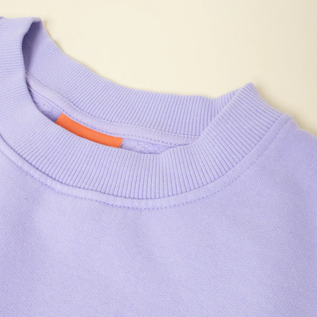 Kindness Sweater aus Bio-Baumwolle in Lila