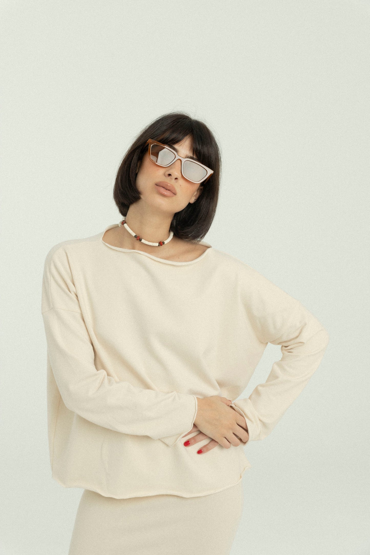 Tube-Sweatshirt aus recycelter Bio-Baumwolle | 04h