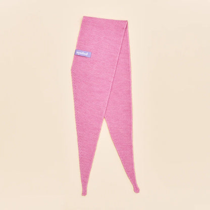 Mini-Schal aus Merinowolle Pink
