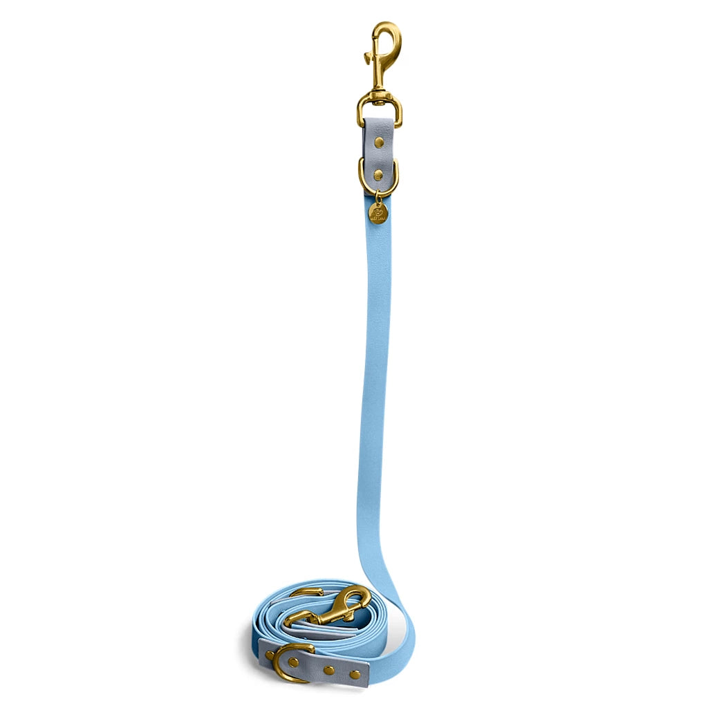 Hundeleine Outdoor FLEX | 3-fach verstellbar | Taupe/Blau