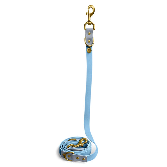 Hundeleine Outdoor FLEX | 3-fach verstellbar | Taupe/Blau