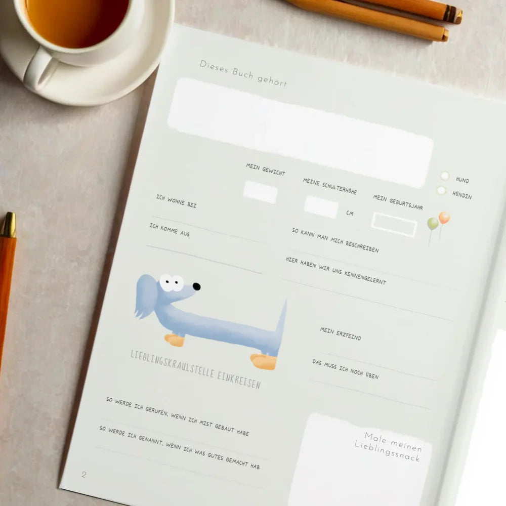 Pfotenalbum | Das Freundebuch für Hunde