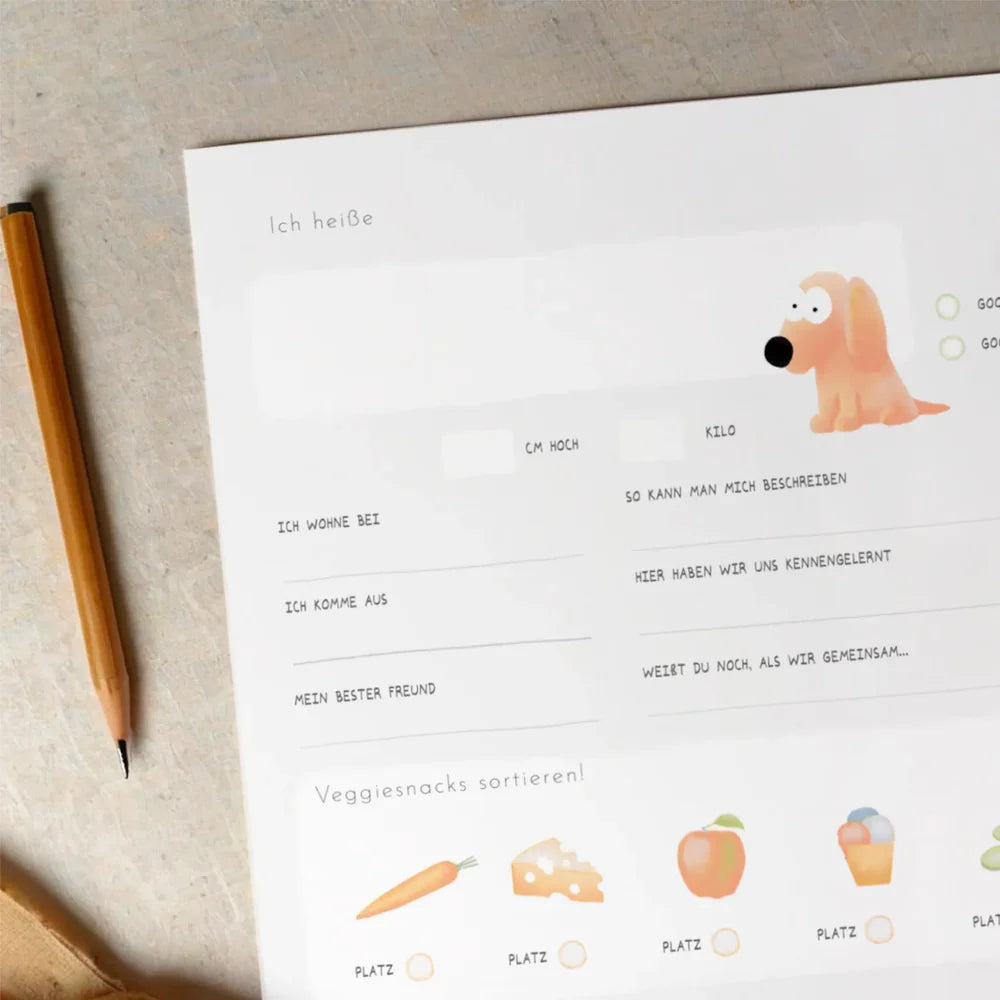 Pfotenalbum | Das Freundebuch für Hunde