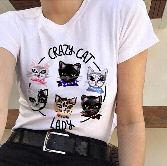 T-Shirt Crazy Cat Lady