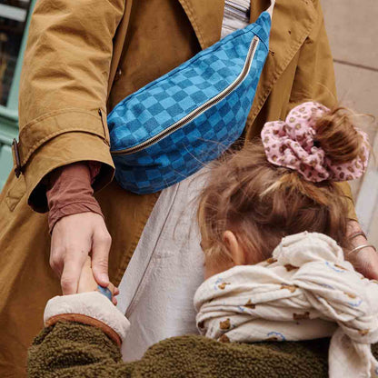 Gürteltasche DAMIER Schachbrett Marineblau