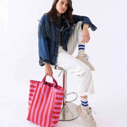 Tasche ELISABETH Orchidee/Tomate