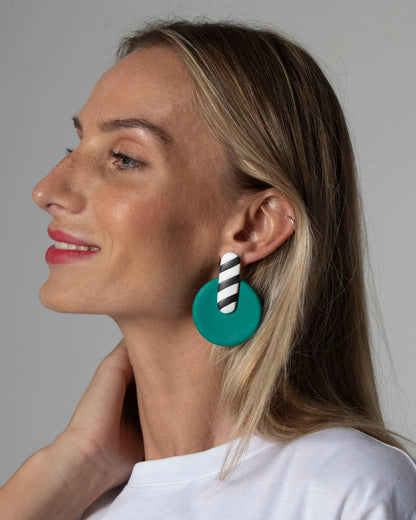 Lollipop-Ohrringe | Grün