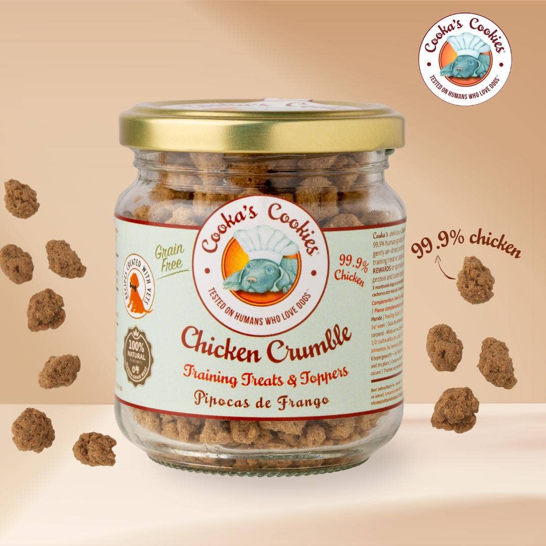 Chicken Crumble – Kalorienarme Leckerlis für Hunde und Katzen