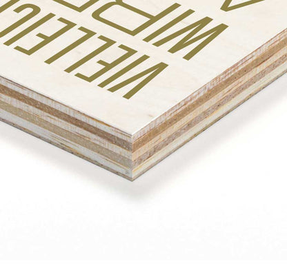 Woody Wandtafel "Too pretty to work"