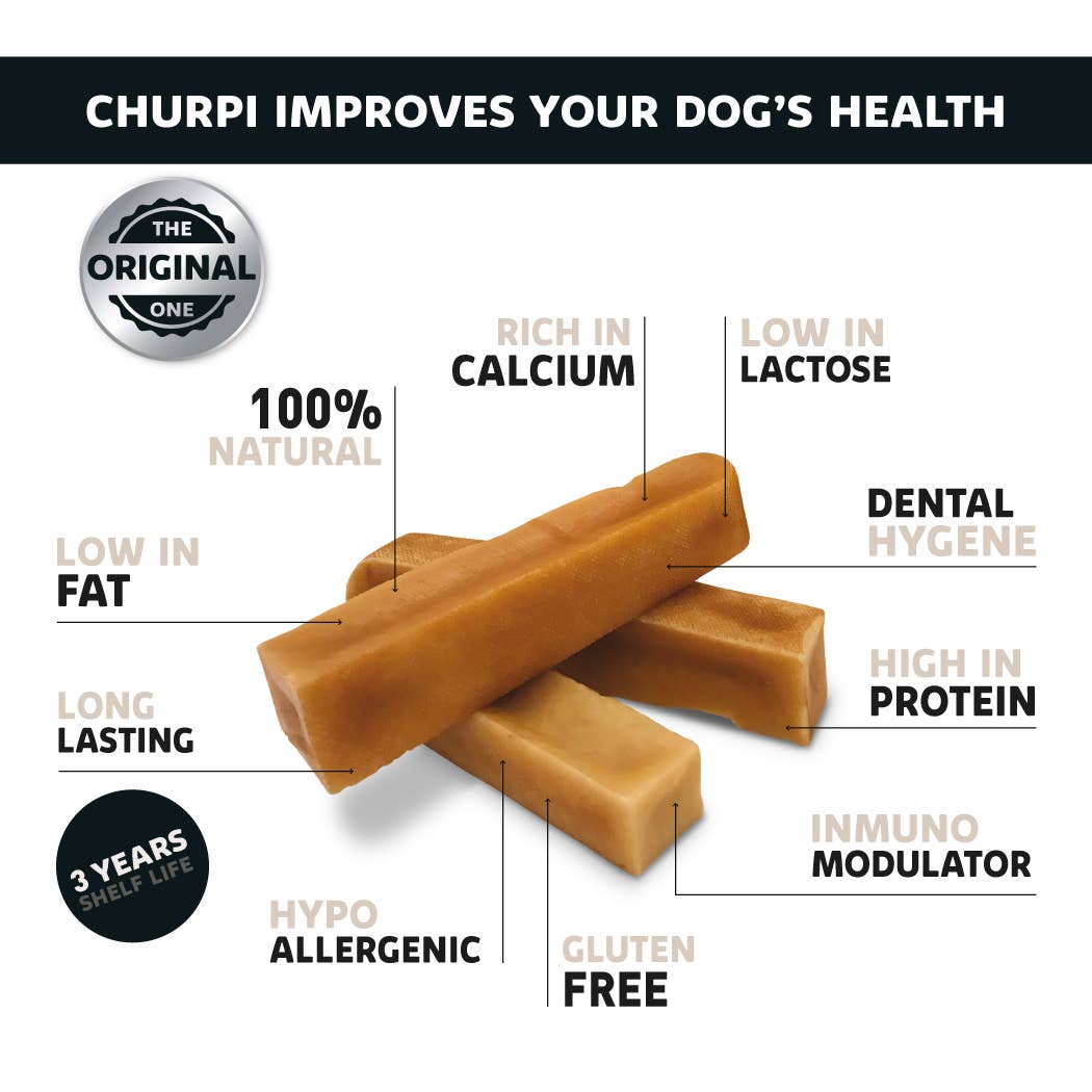 CHURPI Original Yak Snack - Kauknochen für Hunde
