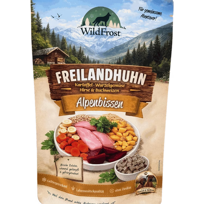 Alpenbissen Freilandhuhn