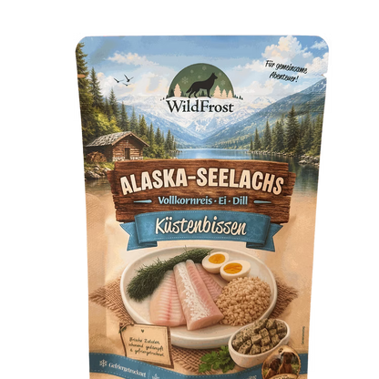Küstenbissen Alaska-Seelachs