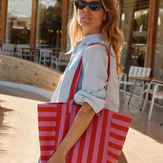Tasche ELISABETH Orchidee/Tomate