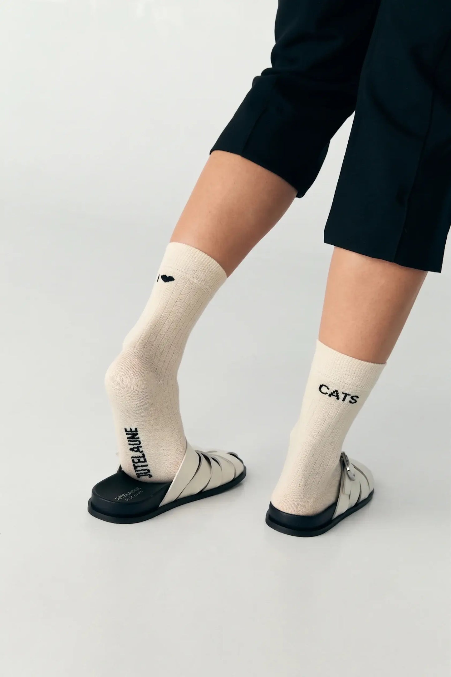 Statement-Socken „I Love Cats“