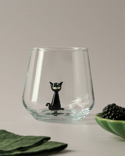 Murano-Trinkglas | Katze