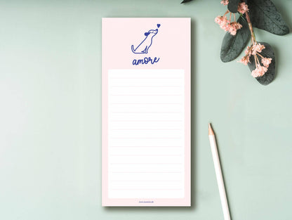 Notizblock AMORE