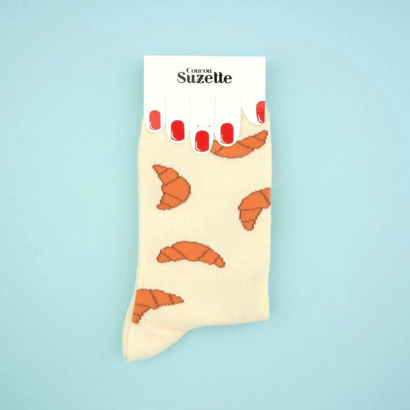 Socken Croissants