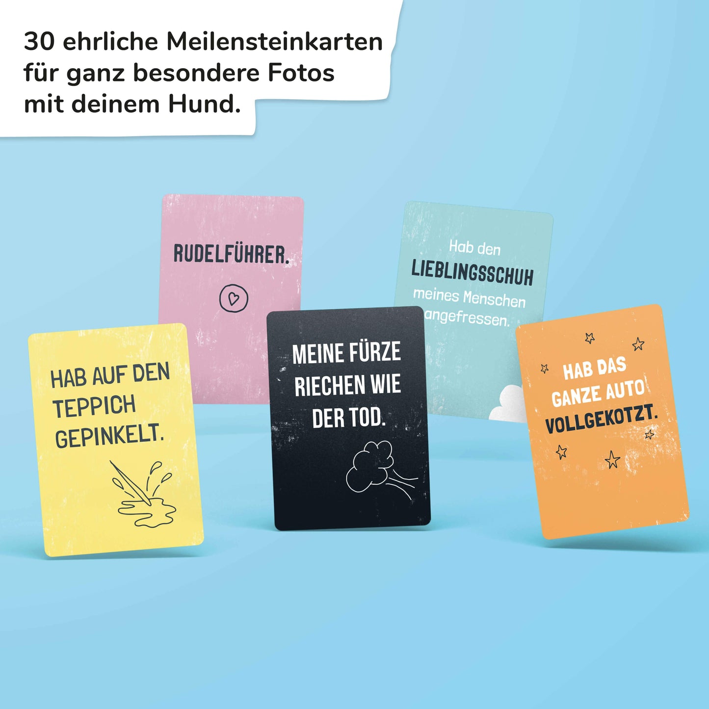 Ehrliche Meilensteine - HUNDE