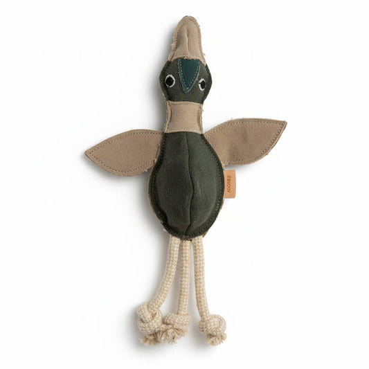 Hundespielzeug Daggi Duck aus Leder