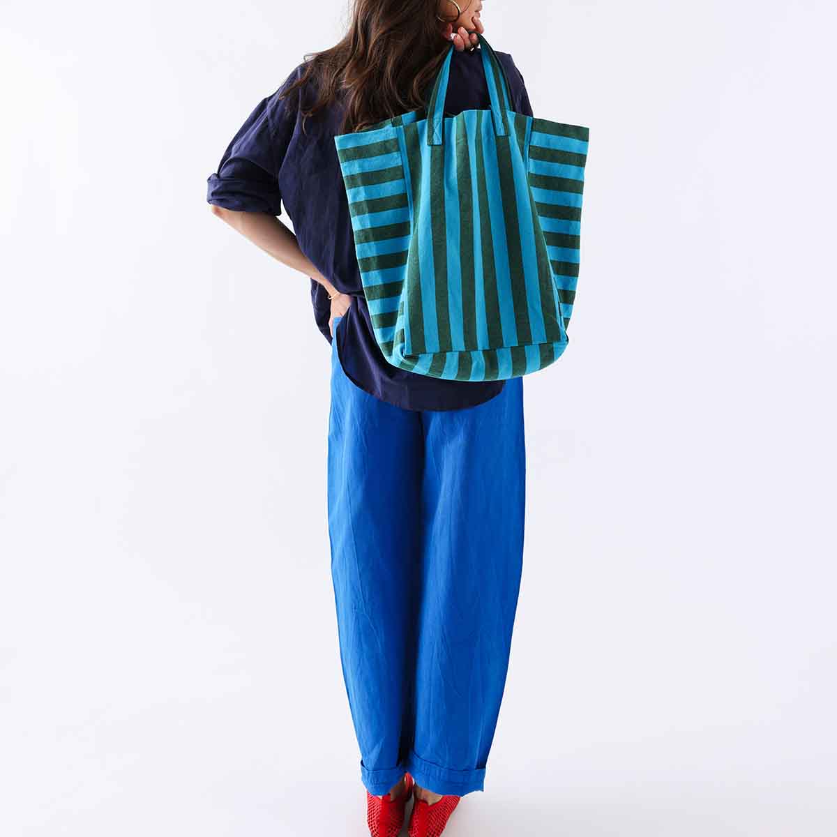 Tasche ELISABETH Türkis/Oliv