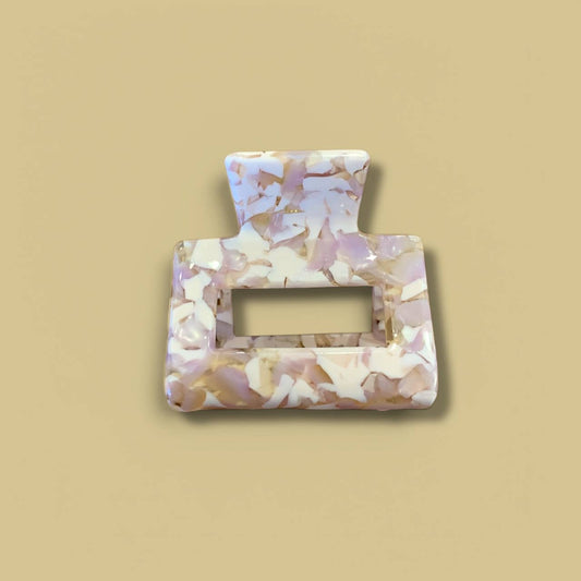 Haarspange - Creme/Rosé Perlmutt